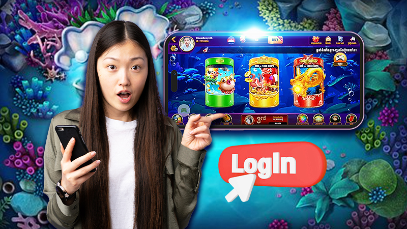 ការណែនាំ Naga Fishing World login